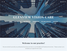 Tablet Screenshot of glenviewvision.com